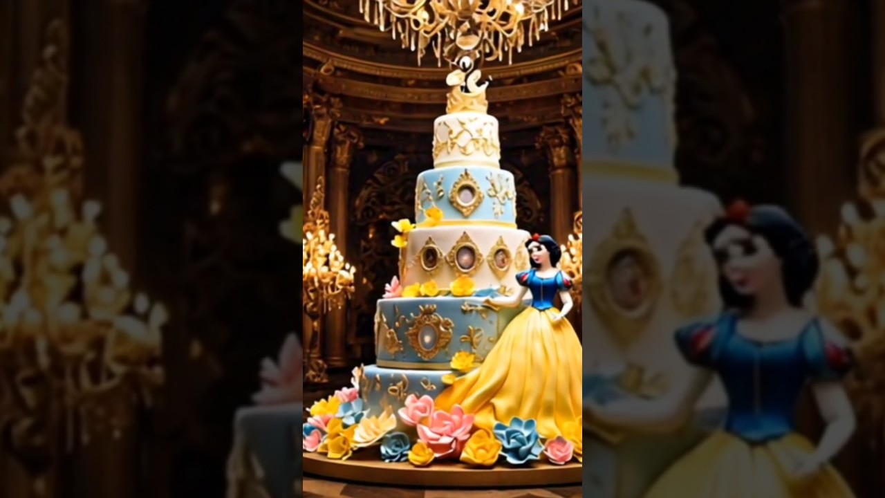 Giant Disney wedding cakes ❤️🎂❤️
