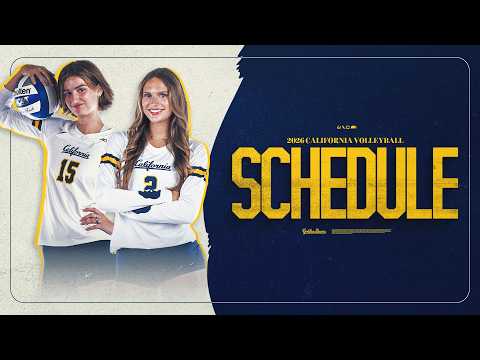 2026 Cal Volleyball Schedule Release