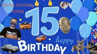 Its My Birthday Today