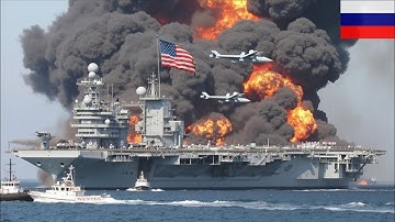 15 minutes ago: Russian Sukhoi Su-57 destroys US aircraft carrier in the Black Sea