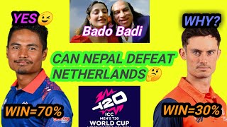 how can nepal defeat netherlands |nepal vs netherlands match analysis |nepal vs netherlands |