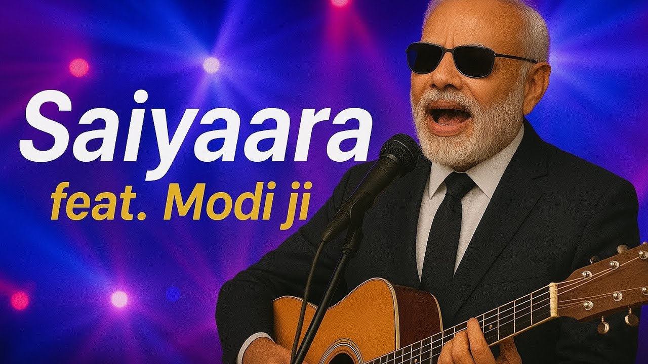 Saiyaara Modi Version | Modi Ji Singing Song | #modi #modiji #saiyaara ...