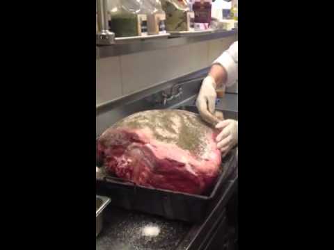 Pound Leg Of Beef Seasoning To Get Ready To Roast Pt-11-08-2015