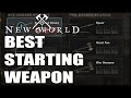 Best Starting Weapon For You - New World