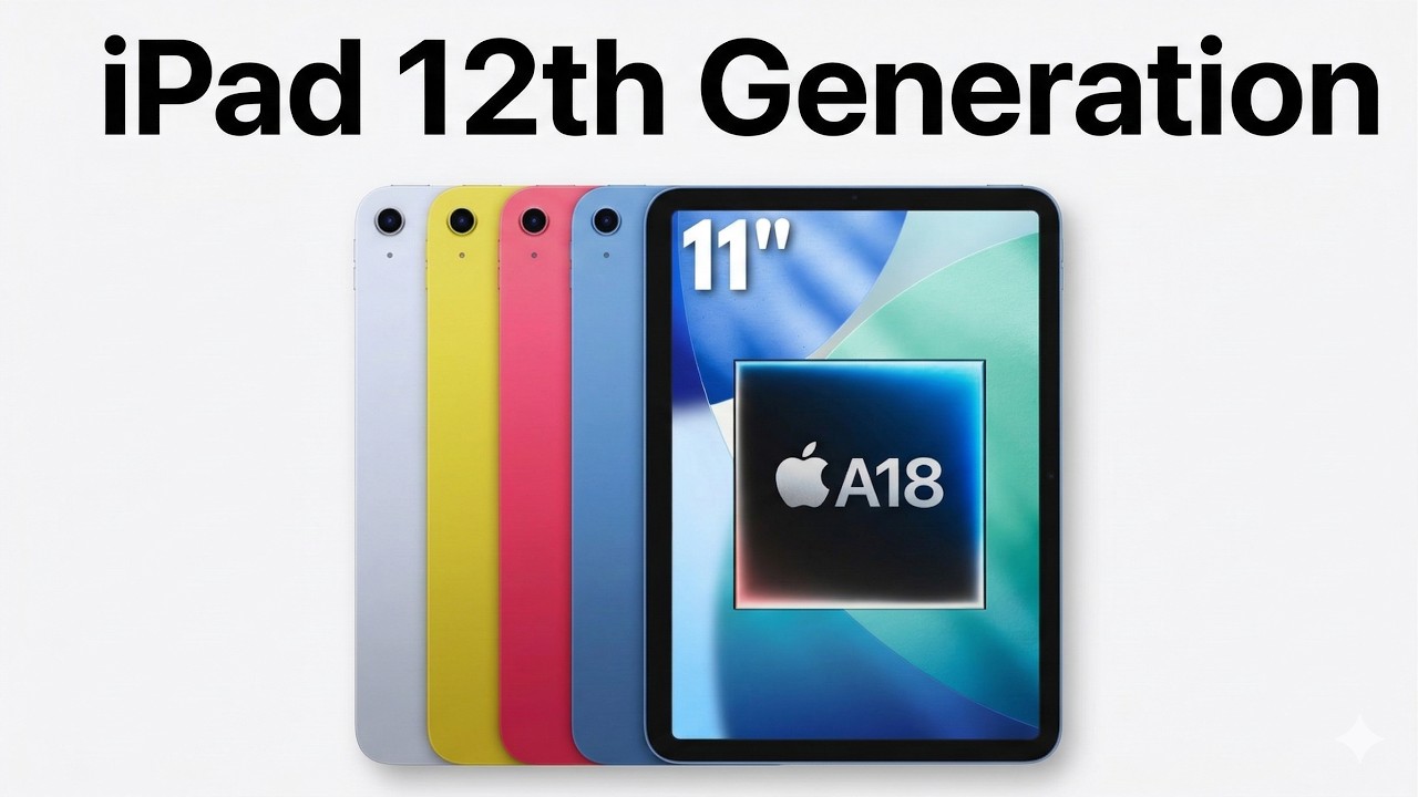 iPad 12-го поколения (2026) — это суперкомпьютер — раскрыты секретные утечки информации об A18!