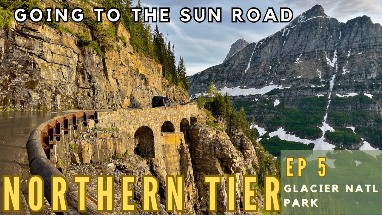 Bicycling up Going to the Sun Rd in Glacier National Park (NT Ep 5)