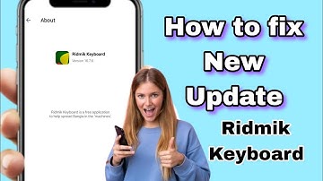 Ridmik Keyboard New Update Problem Fix | Ridmik Keyboard Not Working 2025