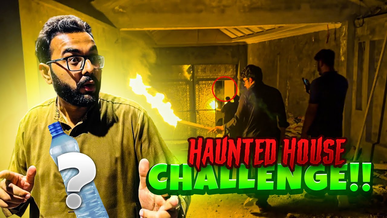 FINDING WATER BOTTLES IN  HAUNTED VILLAGE!!!
