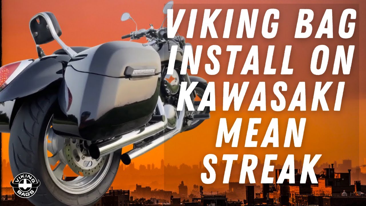 Detailed Installation Of Viking Bags On My Kawasaki Mean Streak