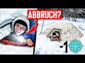 Wir bauen ein iglu 24h overnighter bei minusgraden