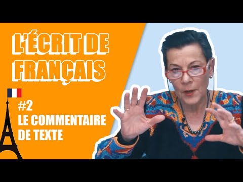 Les Tutos du bac de français - Le commentaire de texte (ancien bac)