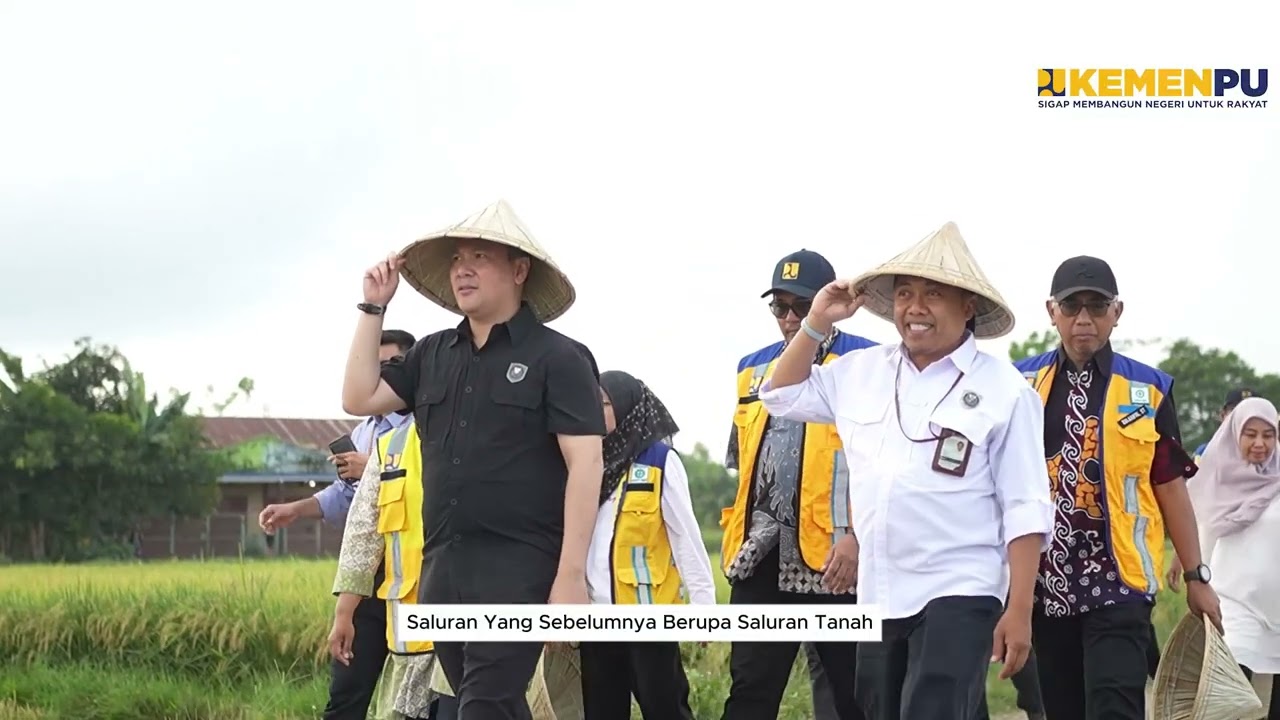 KUNJUNGAN DEPUTI KEMENKO INFRASTRUKTUR KE PROYEK BENDUNGAN JENELATA DAN D.I. KAMPILI, KABUPATEN GOWA
