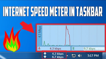 How To Monitor Network Speed and View Internet Statistics In Taskbar