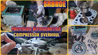 [COMPLETE] Ship's Provision Refrigeration compressor Overhaul Step by step (Sabroe) #refrigeration 