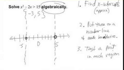 Algebra 2 Section 4-9 Quadratic Inequalities (example 7)