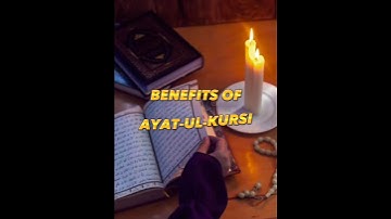 Benefits of AYAT-UL-KURSI #islam #islamicvideo #benefits #ayatulkursi #ayat