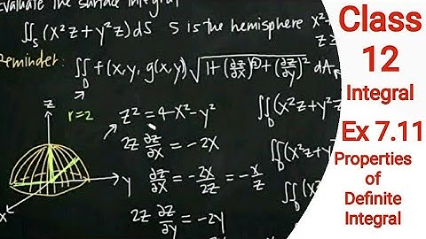 Class 12 || Ex 7.11 || Properties of Definite Integral || By Pooja Sharma