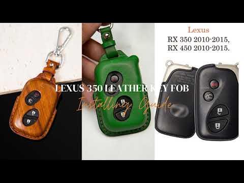 LEXUS RX350 Leather Key Fob - Installing Guide - YouTube