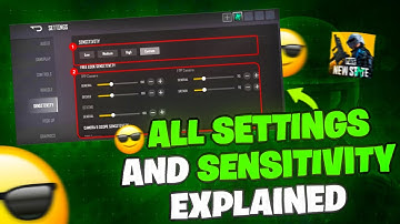 PUBG New State Settings Explained | Full Guide | Best Controls & Sensitivity | Mechanics #NewState