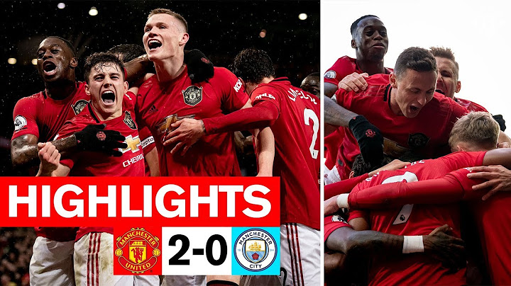 Martial & McTominay fire the Reds to derby win | Manchester United 2-0 Man City | Premier League