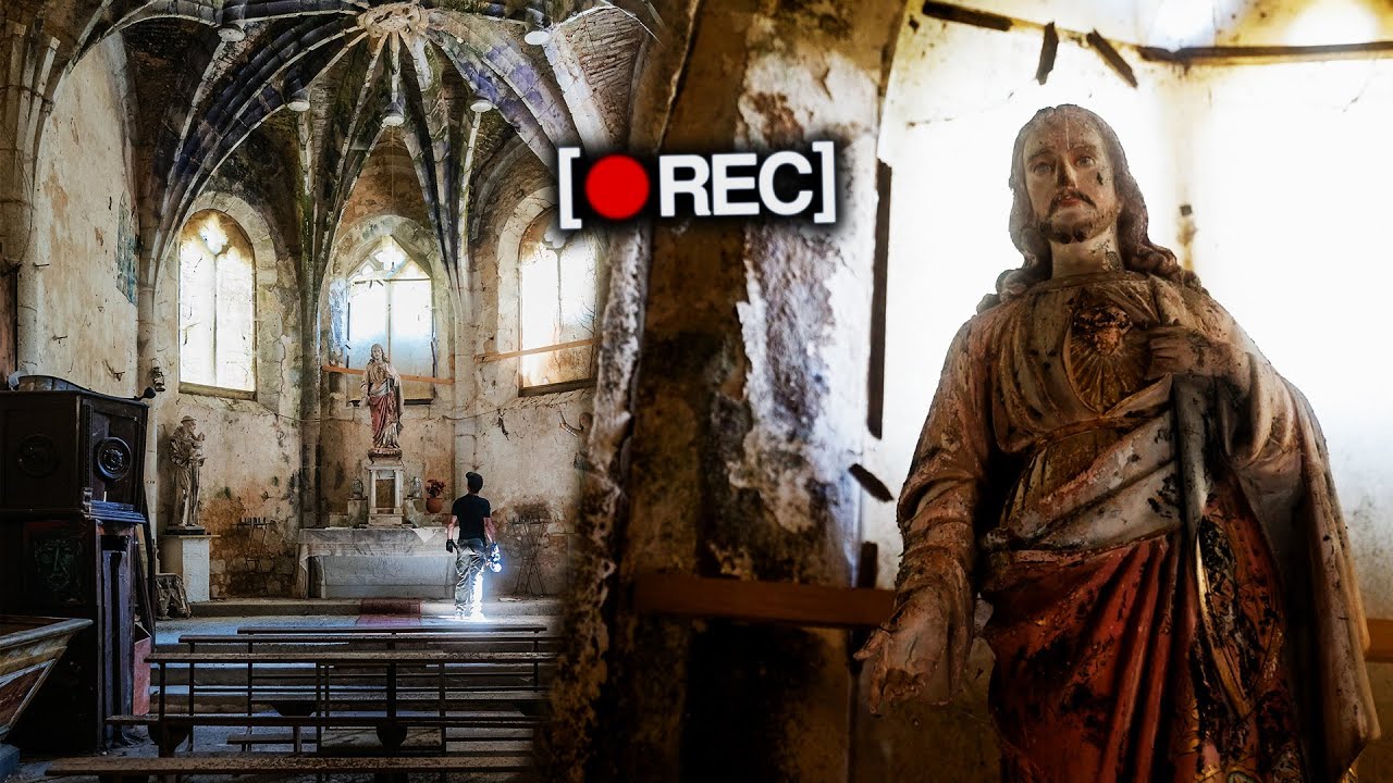 J'ai filmé une église COMPLÈTEMENT ABANDONNÉE ... (Le résultat est HONTEUX !)