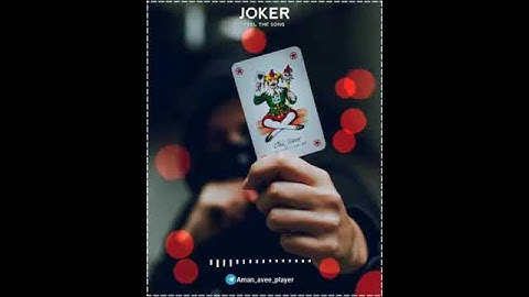 JOKER-🔥Trending Whatsapp status video 2020|| avee player status || dj remix hindi songs and love so