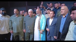 رئيس هيئةالحشد يزور محافظة بابل للاطلاع على الجهود المبذولة فنيا وأمنياً لفعاليات مسرحيةقيامةالأرض