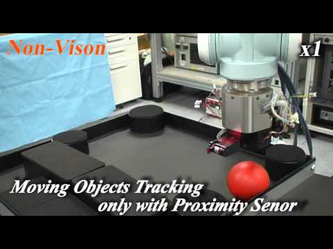 Moving object tracking using proximity sensor on the palm