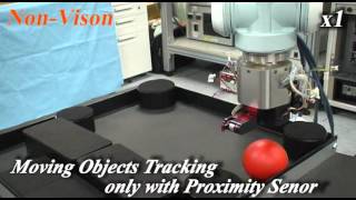 Moving object tracking using proximity sensor on the palm