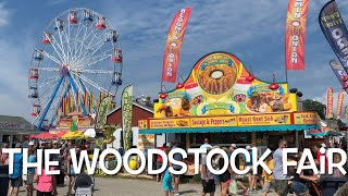 Annaliese visits the Woodstock Fair - Carnival Rides & Midway Games
