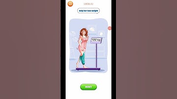 Brain Story Tricky Puzzle Level 19 Gameplay WalkThrough Help her lose weight