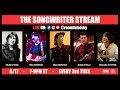 The Songwriter Stream (5 Acts, feat. Helen O'Shea, Sean Kershaw & Michael G Potter)