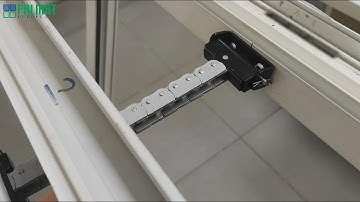 PALMAT Window Chain Actuator - Siver Color