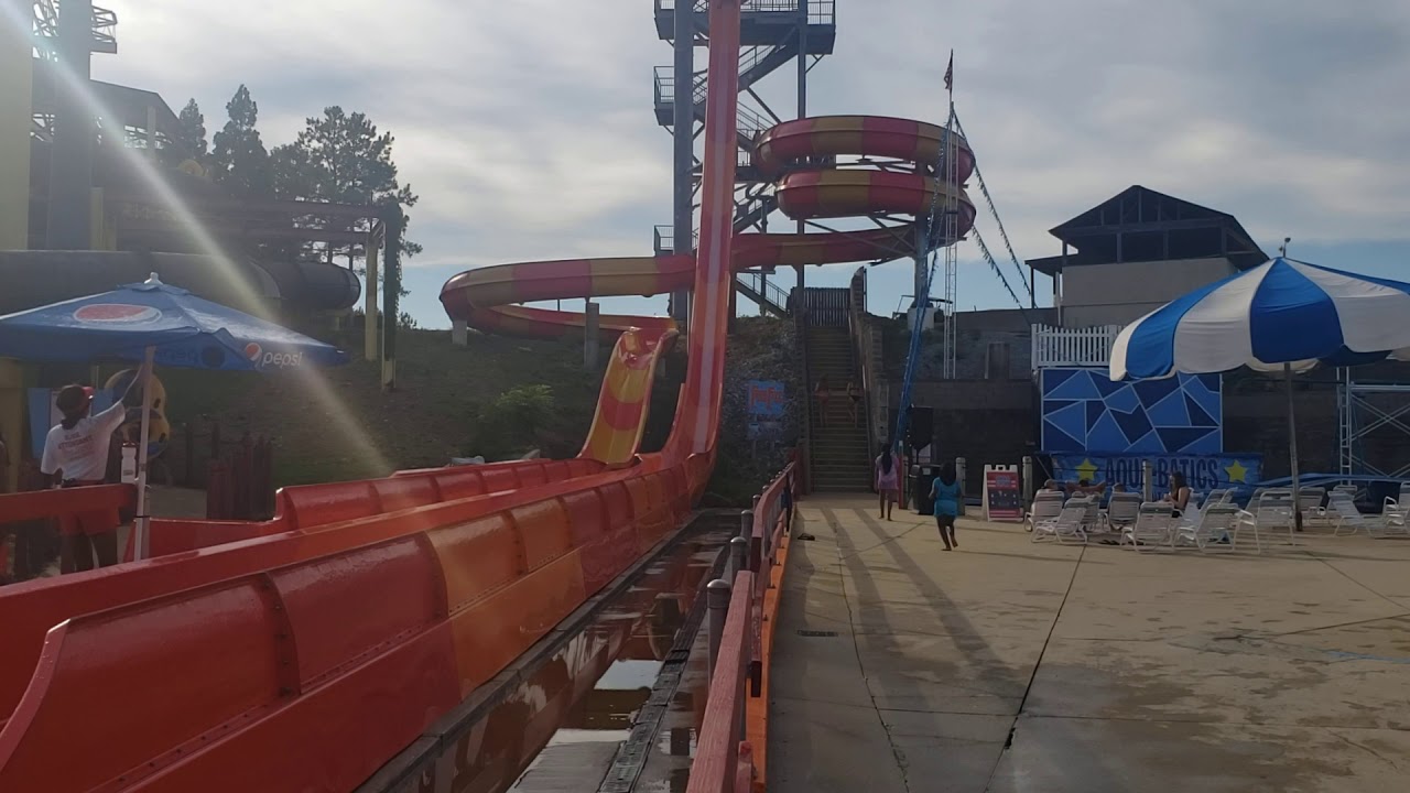 Free fall slide at Alabama adventure and splash adventure YouTube