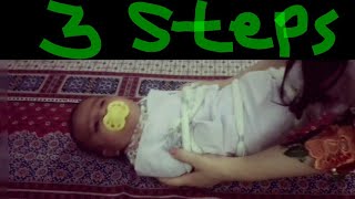 How to swaddle / swadeling a baby | 3 Easy Steps #babyawesome