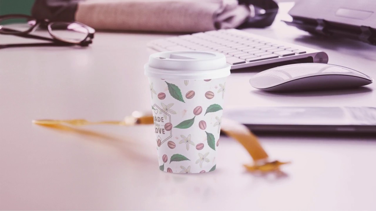Download Coffee Cup Animated Mockups Bundle In Packaging Mockups On Yellow Images Creative Store