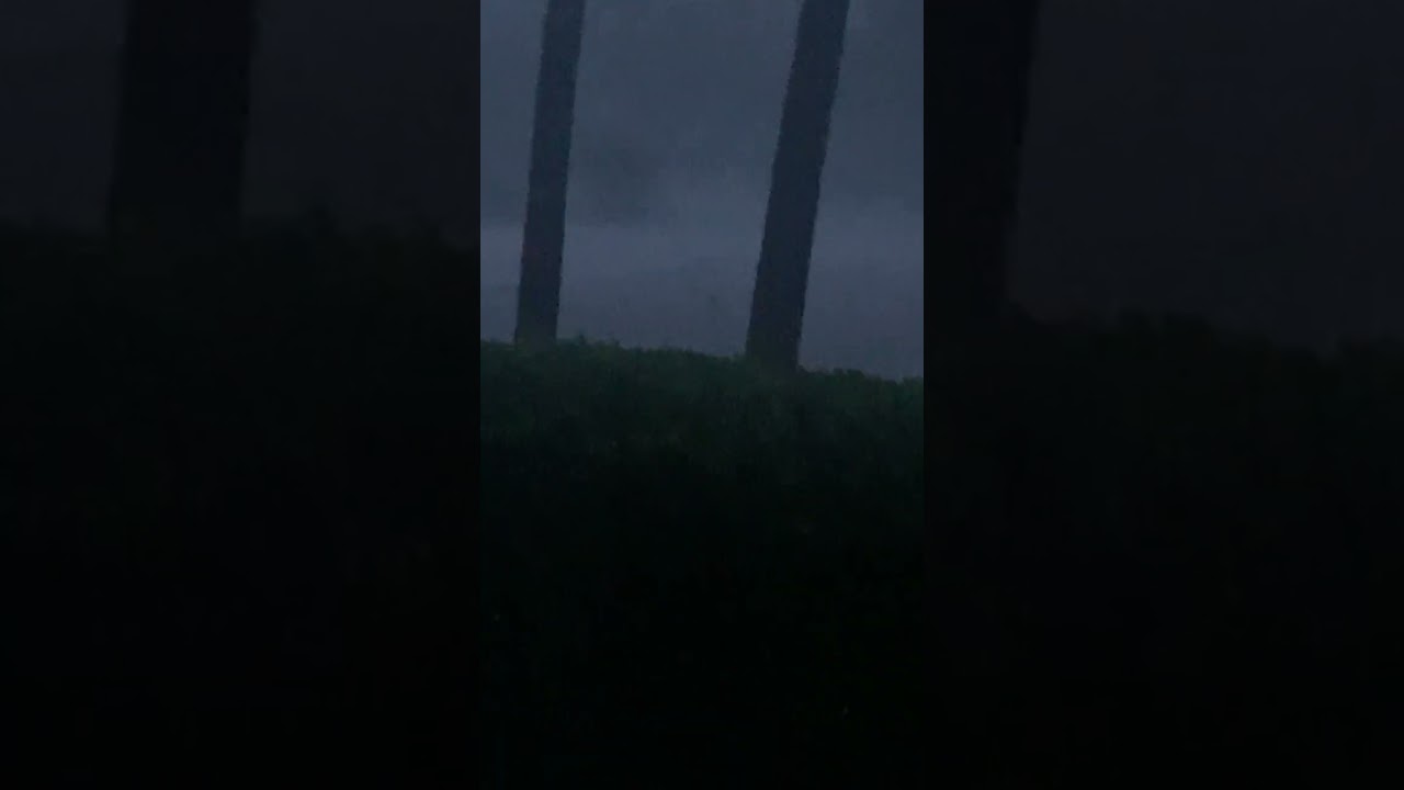 Swimming in the lake during Hurricane Sally!