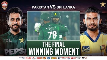 Babar Azam Hits the WINNING FOUR! | PAK vs SL | The Final | Tri Nation Series | PCB | M2T1U