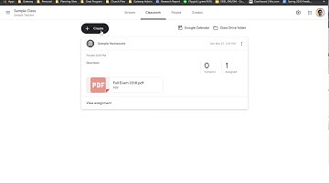 Google Classroom Calendar Introduction