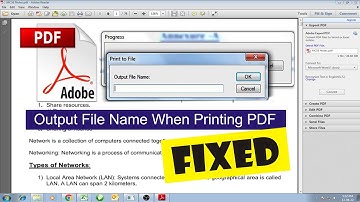 PDF Asking for Output File Name Error Fixed