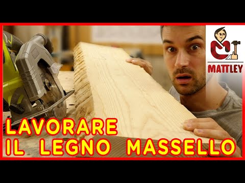 Video: Produciamo mobili in legno con le nostre mani