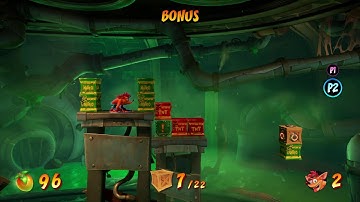 Crash Bandicoot 4: Cortex Island - Nitro Processing - Bonus Level, All Boxes