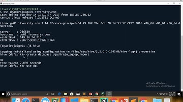 16 Apache Sqoop - Sqoop Import - Create database in hive