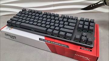 HyperX Alloy Origins Core TKL Gaming Keyboard Unboxing  - ASMR