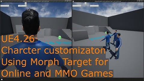 Unreal engine 4 tutorial Morph target in online game