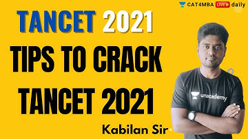 TIPS TO CRACK TANCET 2021 | Kabilan