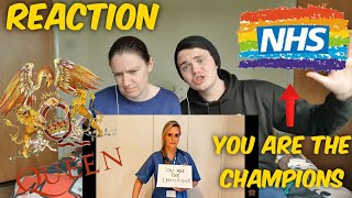 !!REACTION!! Queen + Adam Lambert - 'You Are The Champions'  New Lockdown version