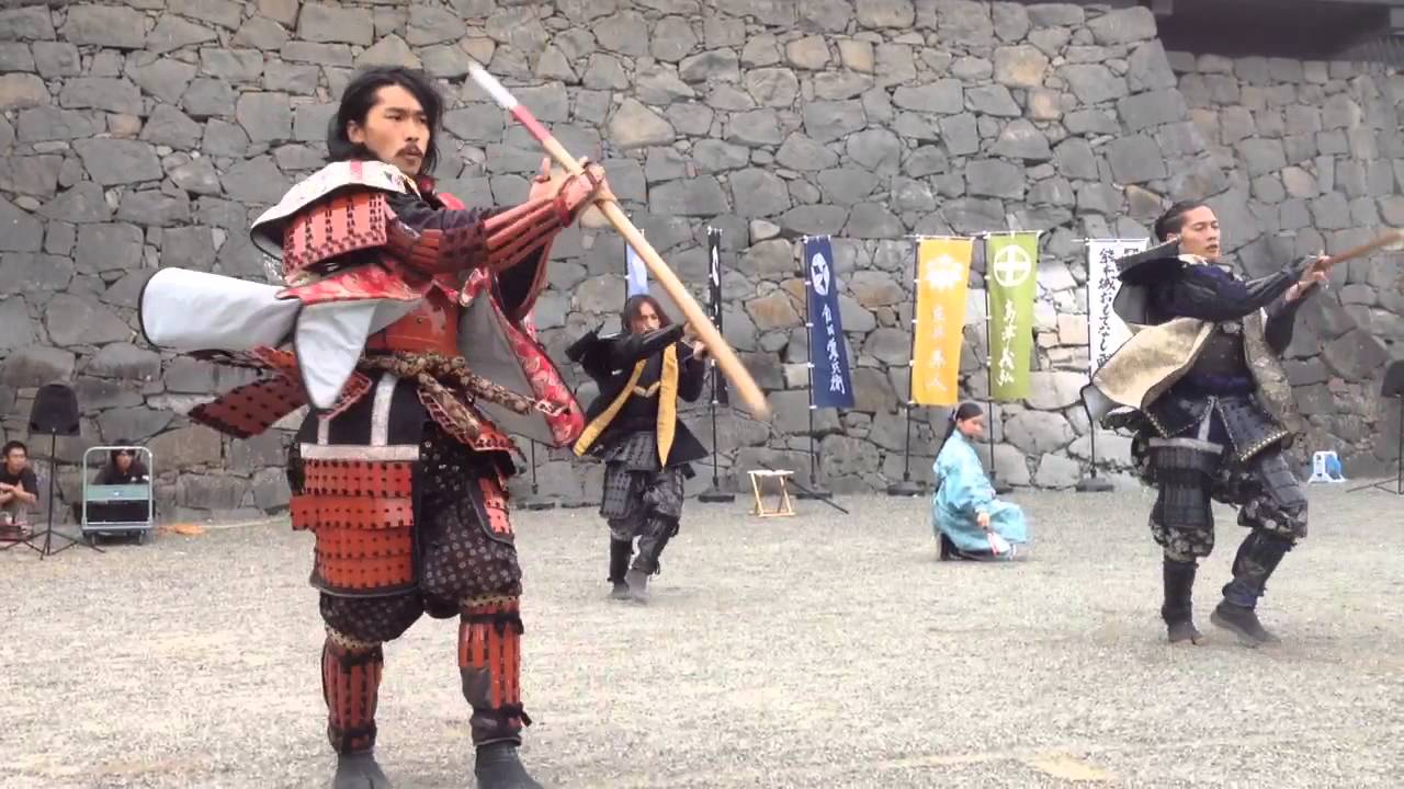 20131109 熊本城おもてなし武将隊 演舞『梟鳴虎舞』