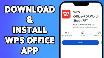 How To Download & Install WPS Office App On Mobile Phone 2023 | WPS Office Mobile App Download Help