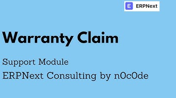 Warranty Claim in ERPNext | Support Module